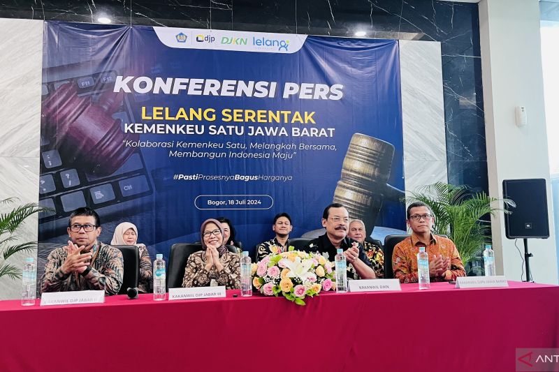 Lelang Serentak 77 aset penunggak pajak DJP dan DJKN Jabar