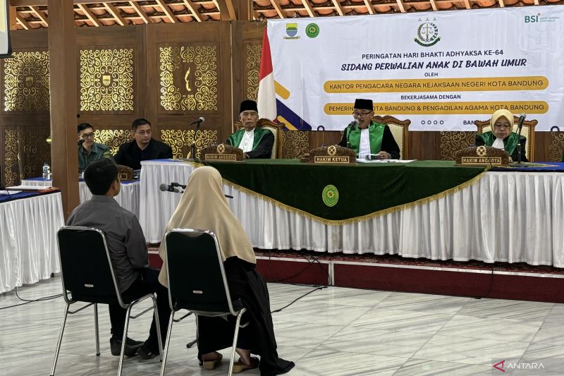 Kota Bandung menjadi percontohan sidang perwalian anak secara terbuka