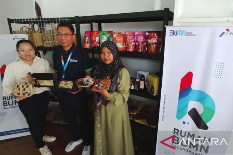 Produk rotan di Palangka Raya binaan Pertamina menembus luar negeri