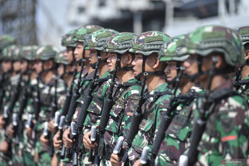 Pemberangkatan Satgas Pamtas RI-Papua Nugini