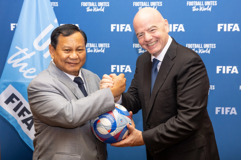 Infantino bertemu Prabowo di Paris bahas peningkatan kerjasama PSSI dan FIFA