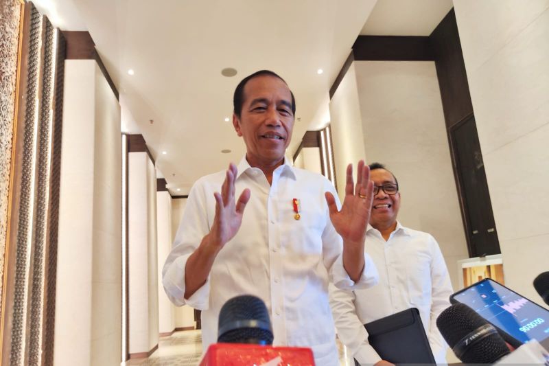 Presiden Jokowi setelah perdana menginap di IKN: Air dan listrik di Istana Presiden tidak ada masalah