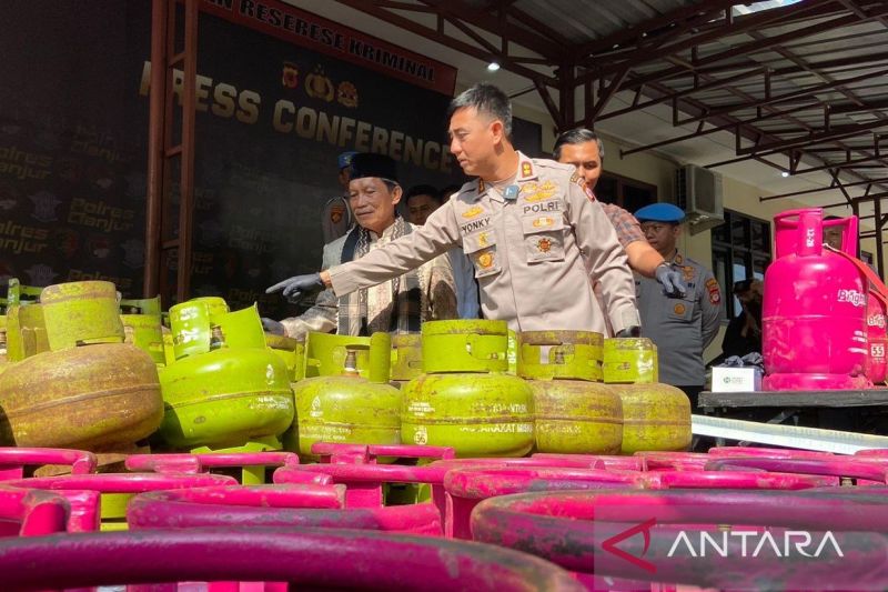 Polres Cianjur bongkar praktek pengoplosan gas elpiji