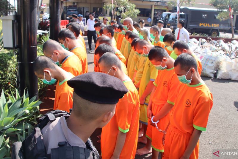 47 pengedar dan penyalahguna narkoba diciduk Polres Cianjur