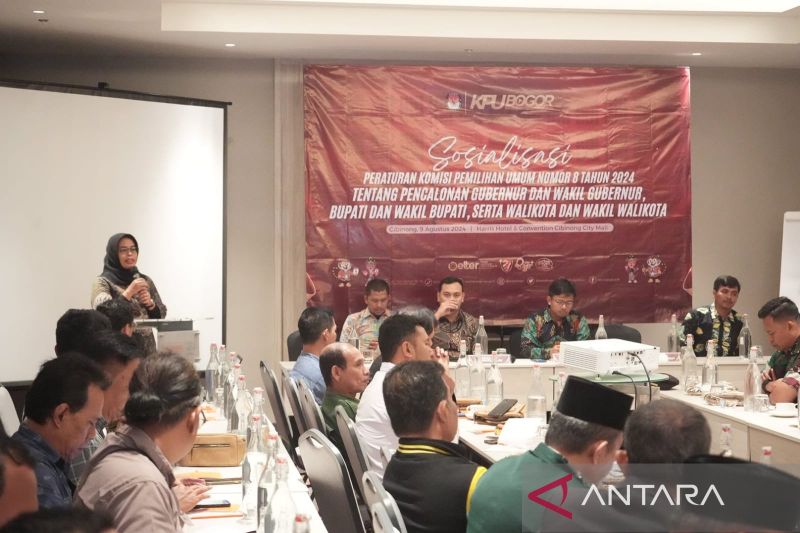 KPU sosialisasikan aturan batas umur minimal calon kepala daerah 2024 di Bogor