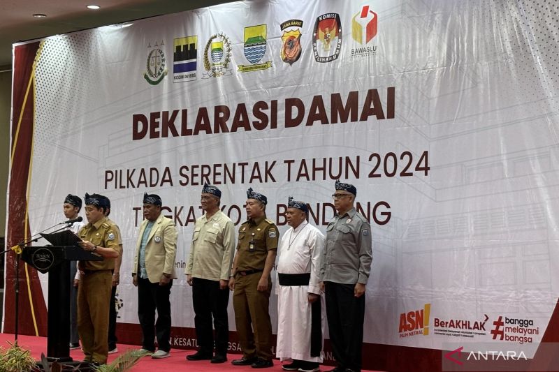 Pemkot Bandung gelorakan deklarasi damai menjelang Pilkada 2024