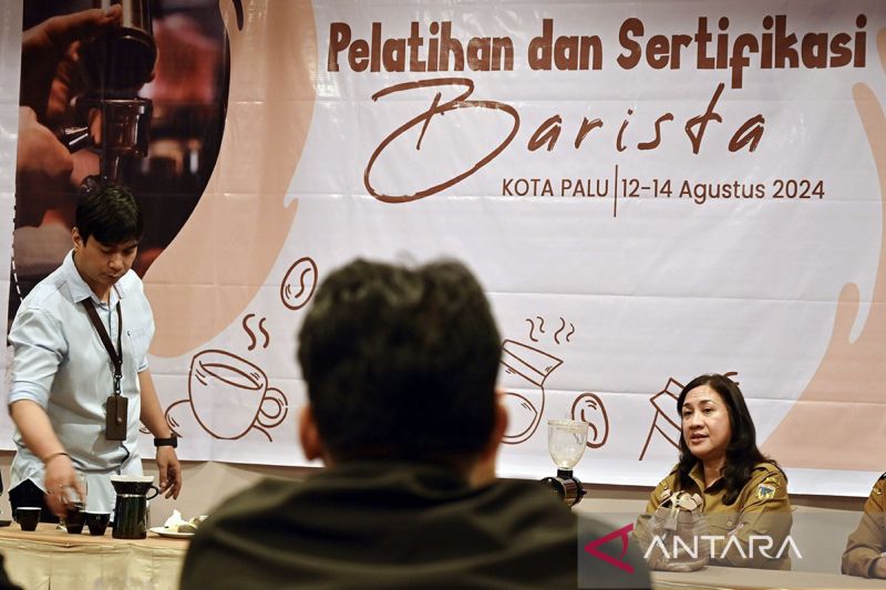 Pelatihan dan sertfikasi barista di Palu