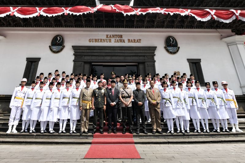 52 anggota Paskibraka Jabar 2024 terbaik dari seluruh Jawa Barat