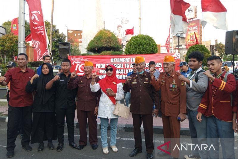 Tokoh veteran dan masyarakat mengenang peristiwa Proklamasi RI di Cirebon