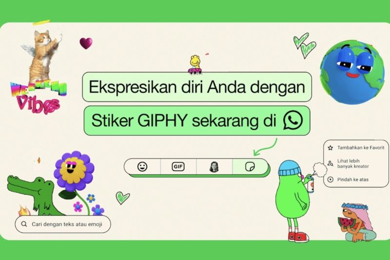 Beragam fitur WhatsApp untuk ekspresikan diri dengan lebih banyak stiker