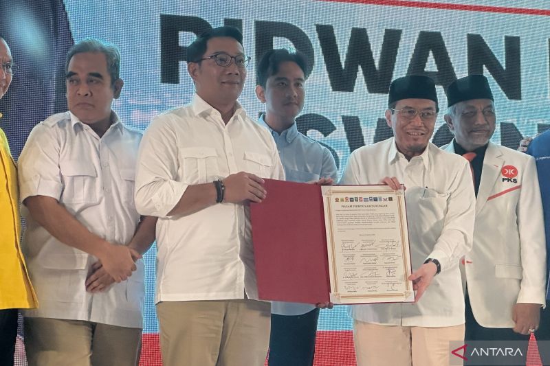 12 partai resmi usung Ridwan Kamil-Suswono pada Pilkada Jakarta