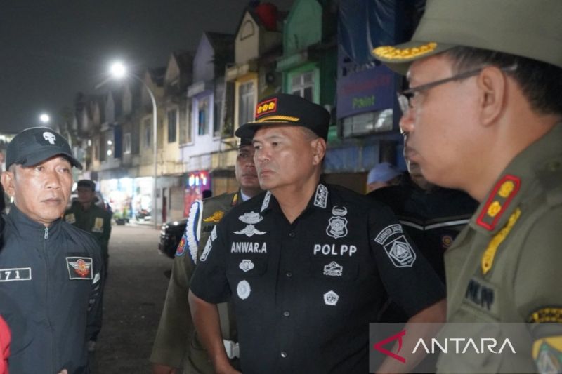 Penertiban bangunan liar tahap II di kawasan Puncak Bogor pada 26 Agustus