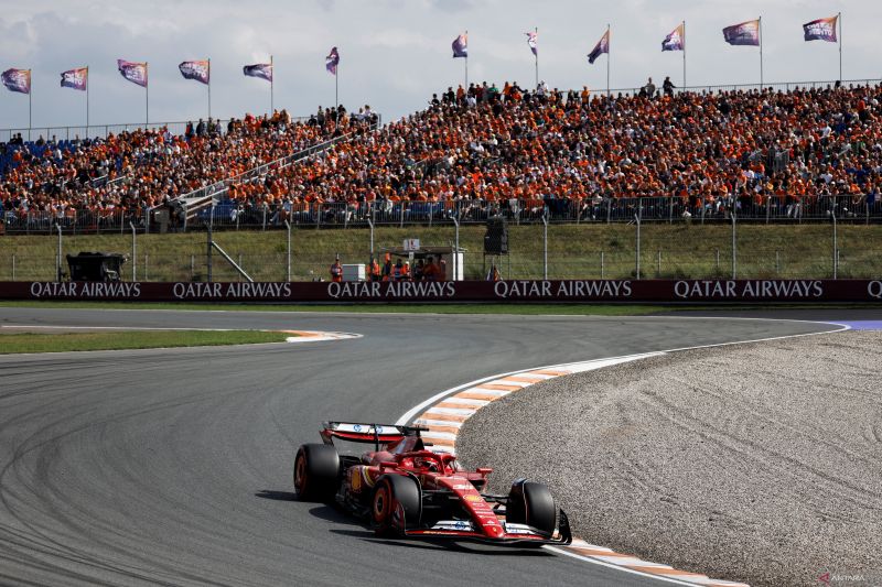 Charles Leclerc menjadi yang tercepat dalam balap F1 di GP Italia