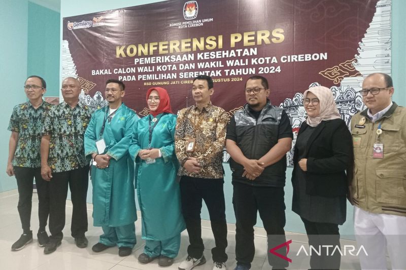 3 Pasangan calon Pilkada Kota Cirebon jalani pemeriksaan kesehatan