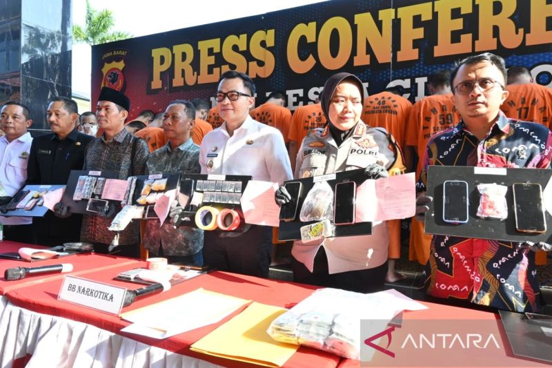 Polresta Cirebon ringkus 21 pengedar narkoba dalam sebulan