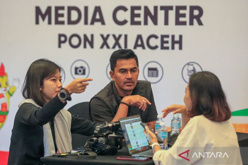 PON XXI Aceh-Sumut: Pembukaan media center PON