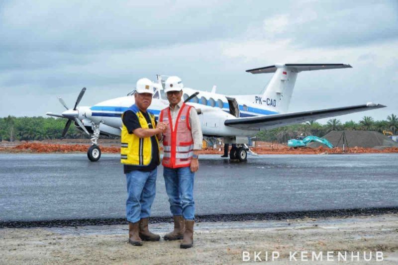 Pembangunan landasan pacu bandara di IKN sudah selesai