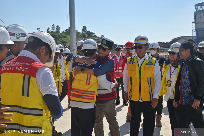 Pendaratan perdana pesawat jet berpenumpang di Bandara IKN