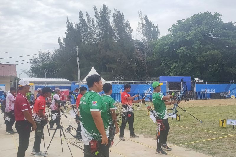 Tim panahan Yogyakarta  dan Jawa Barat kunci tiket final recurve beregu putra