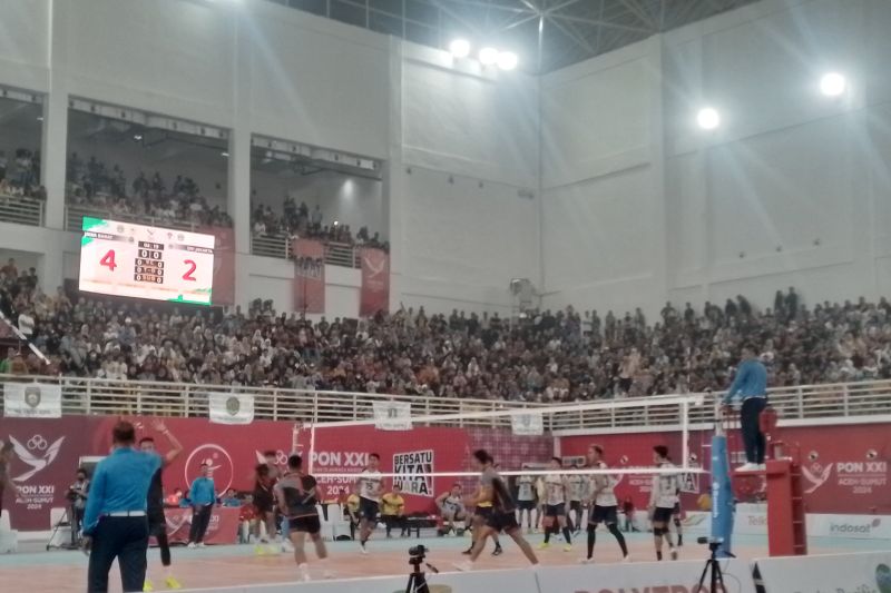 Bola Voli - Jabar amankan juara Pool B seusai hajar Jakarta