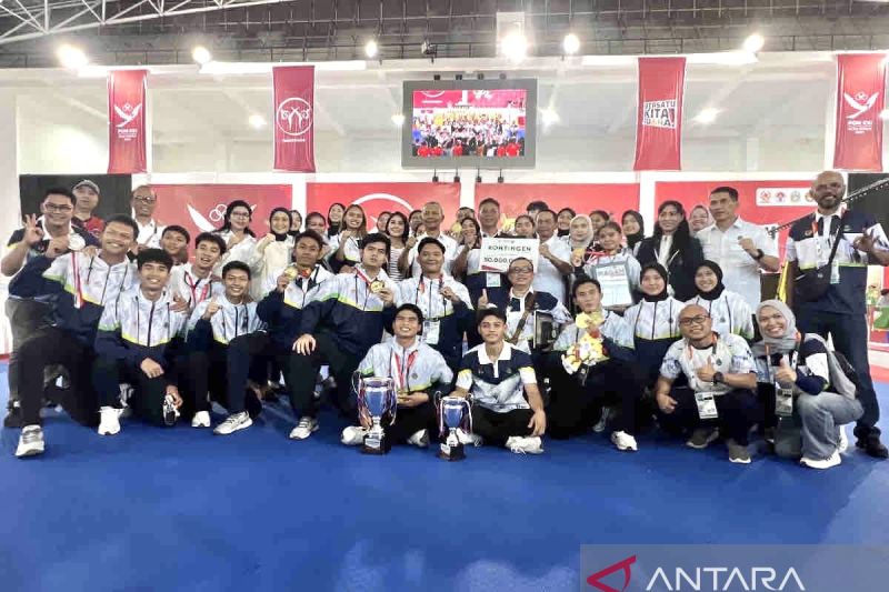 Jabar rajai taekwondo PON XXI dengan mengunci 8 emas