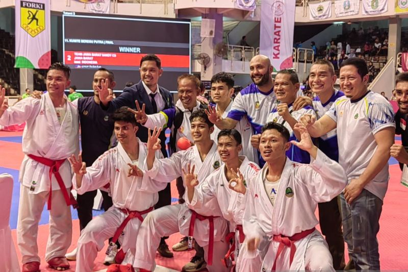 Meski gagal hattrick juara umum, Jawa Barat puas dengan karateka debutan