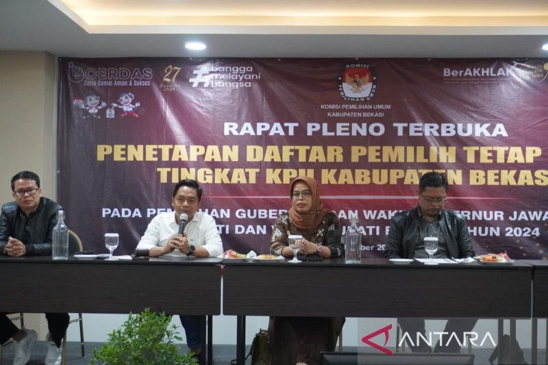 DPT Pilkada Kabupaten Bekasi ditetapkan 2.251.856 jiwa