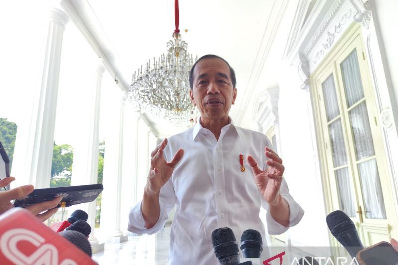 Jokowi dukung wacana pembentukan kabinet zaken Prabowo