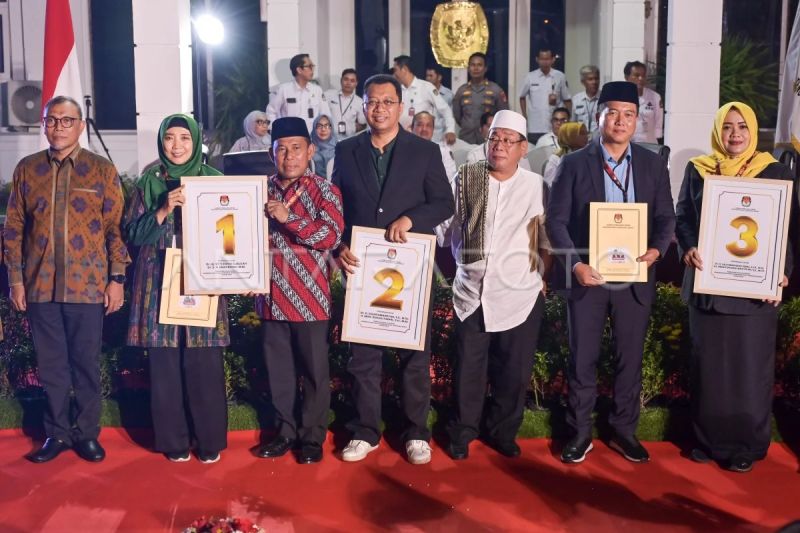 Penetapan nomor urut Pilgub NTB 2024