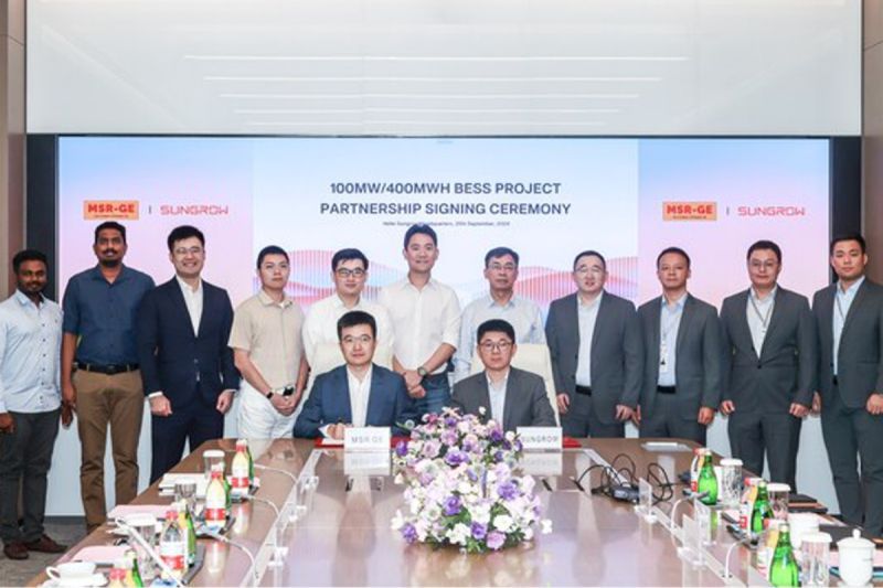 SUNGROW and MSR-GE Ink Partnership Agreement for 100MW/400MWh Sabah ...