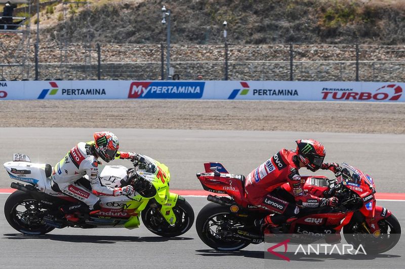 Francesco Bagnaia raih kemenangan Sprint motoGP Mandalika