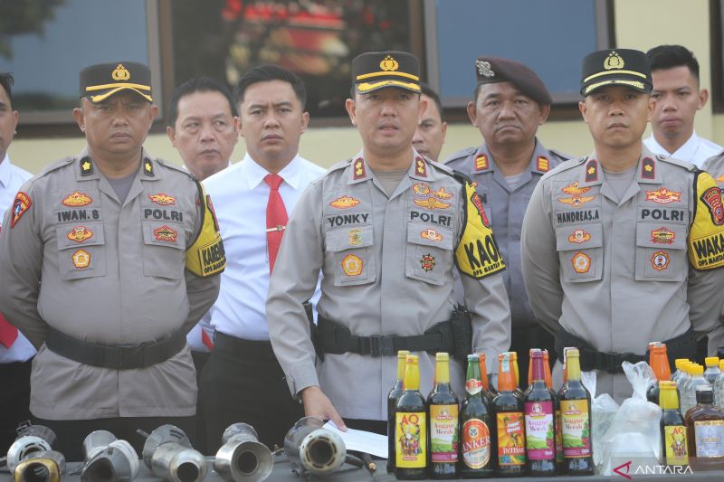 Polisi Cianjur amankan 1.000 knalpot bising hasil operasi rutin