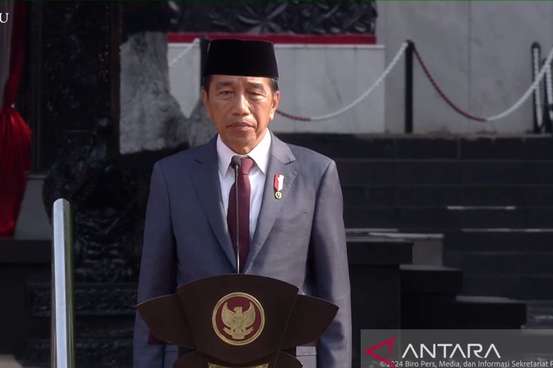 Presiden Jokowi pimpin upacara Hari Kesaktian Pancasila Tahun 2024