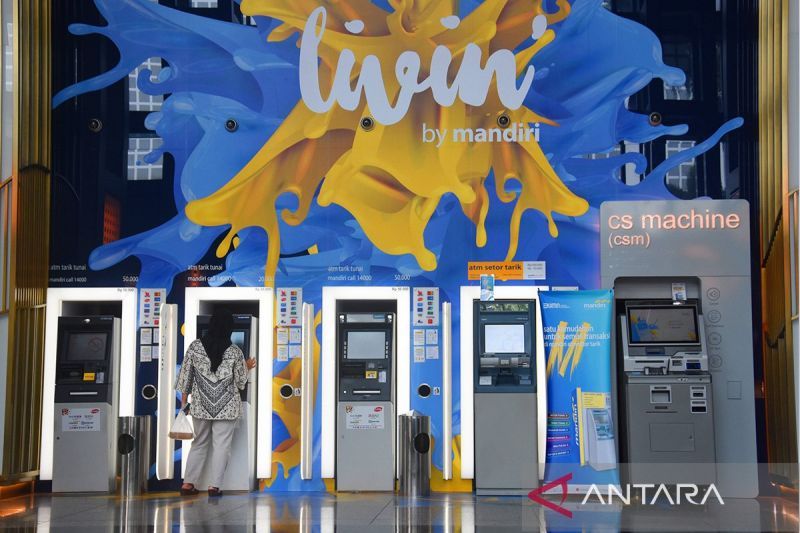 Cara tarik tunai tanpa kartu fisik di ATM Bank Mandiri - ANTARA News