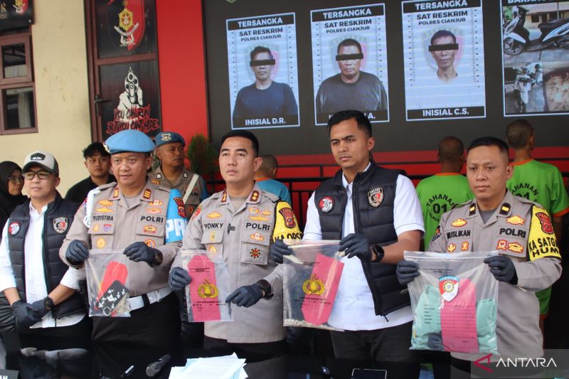 Polres Cianjur ringkus 3 pelaku pencurian sarang walet Rp130 juta