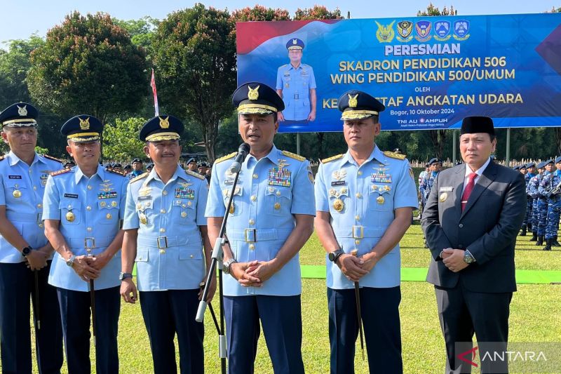 KSAU meresmikan Skadik 506 di Kemang Bogor untuk pendidikan siber TNI AU