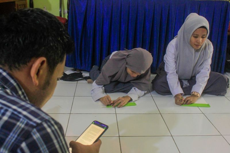 Aktivitas belajar-mengajar penyandang tunanetra