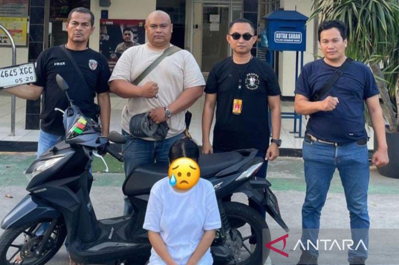 Perempuan pencuri motor modus kencan ditangkap Polres Bekasi