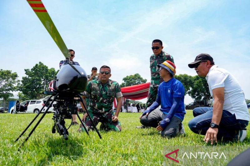 Kostrad TNI AD mengembangkan drone heli dengan teknologi AI