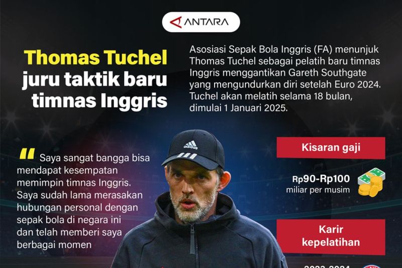 Thomas Tuchel juru taktik baru timnas Inggris