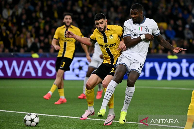 Thuram menjadi pahlawan Inter saat menang skor 1-0 di markas Young Boys