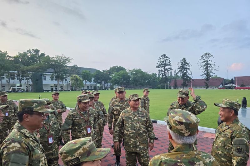 Presiden Prabowo resmi buka pembekalan kabinet di Akmil Magelang