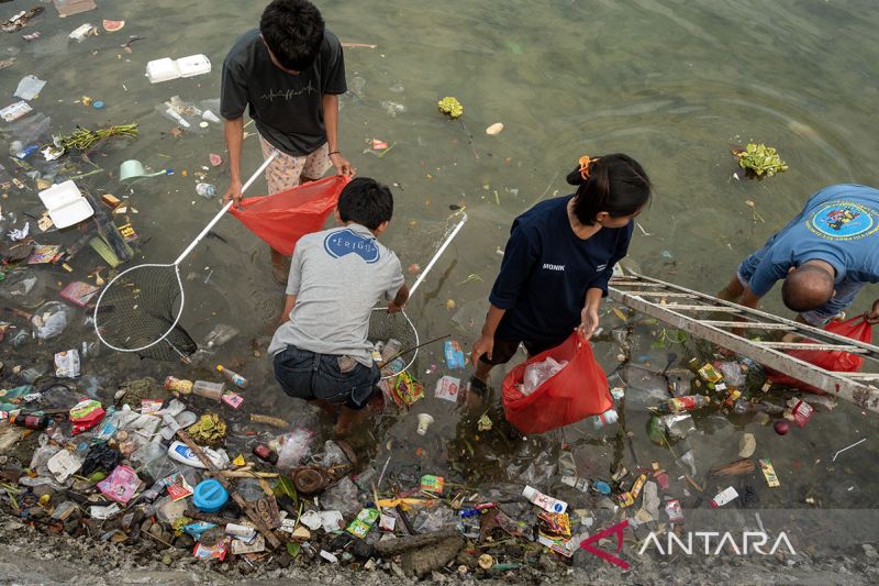 Aksi bersih Pantai Teluk Lalong di Banggai