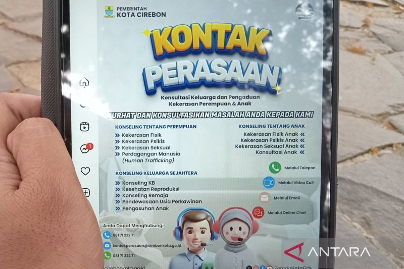 Kota Cirebon menghadirkan Kontak Perasaan tangani aduan kasus kekerasan