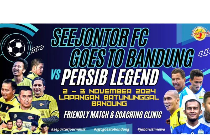 Komunitas Sepak Bola Seputar Jurnalis akan melawan Persib Legend di Bandung