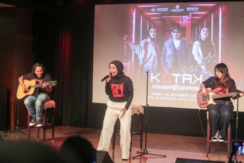 Band Kotak rayakan perjalanan 20 tahun lewat konser dua dekade