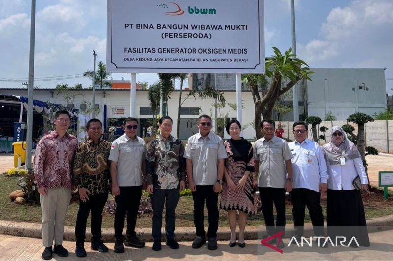 BUMD Kabupaten Bekasi meresmikan fasilitas generator produksi oksigen medis