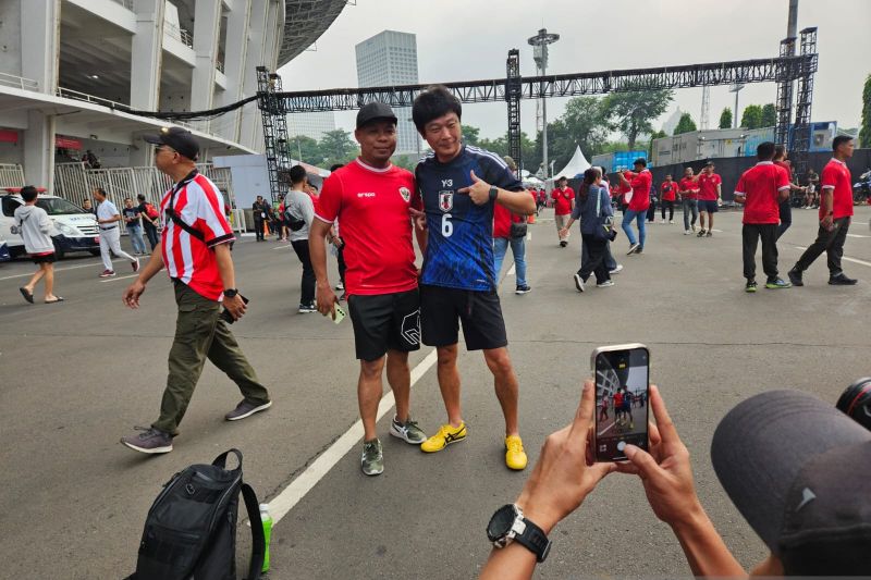 Penonton menyambut positif penerapan Garuda ID pada laga Timnas Indonesia