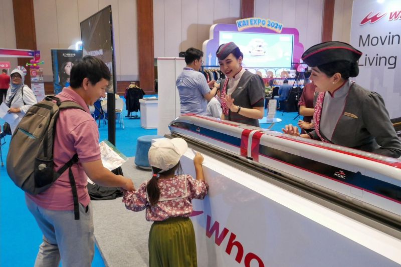 Tiket kereta Whoosh didiskon hingga 25 persen beli di KAI Expo 2024