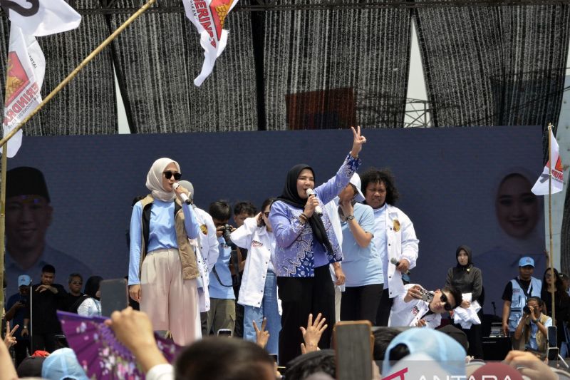 Kampanye akbar Mirza-Jihan di Bandar Lampung